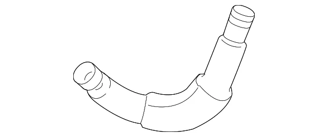 Cabin Air Temperature Sensor Aspirator Tube - Mazda (kd4761756)