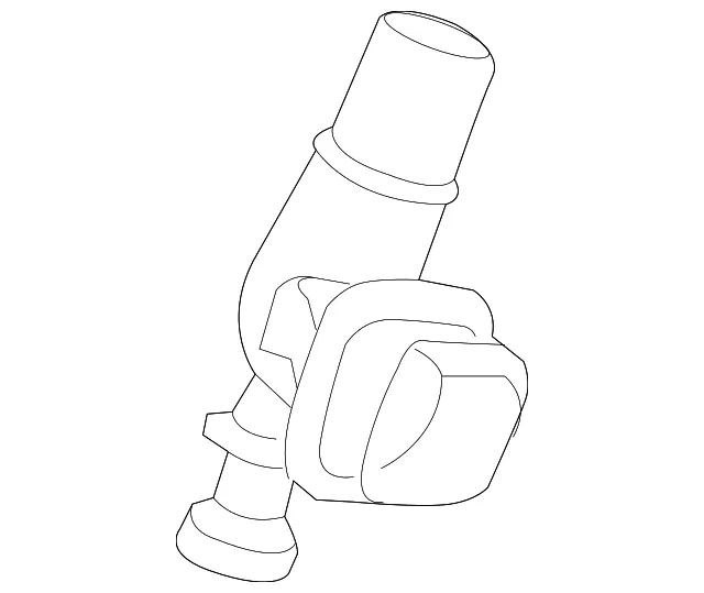 Cabin Air Temperature Sensor Aspirator Tube - Mazda (kd4761j70)
