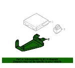 Module Bracket - Mazda (kd47669b0) - view 4