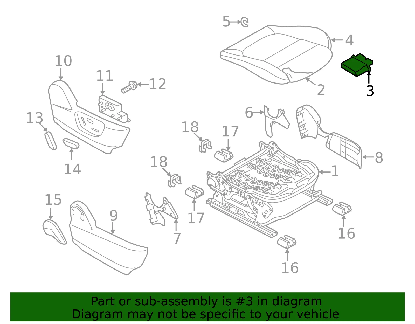 Power Seat Control Module - Mazda (kd4788092) - view 2