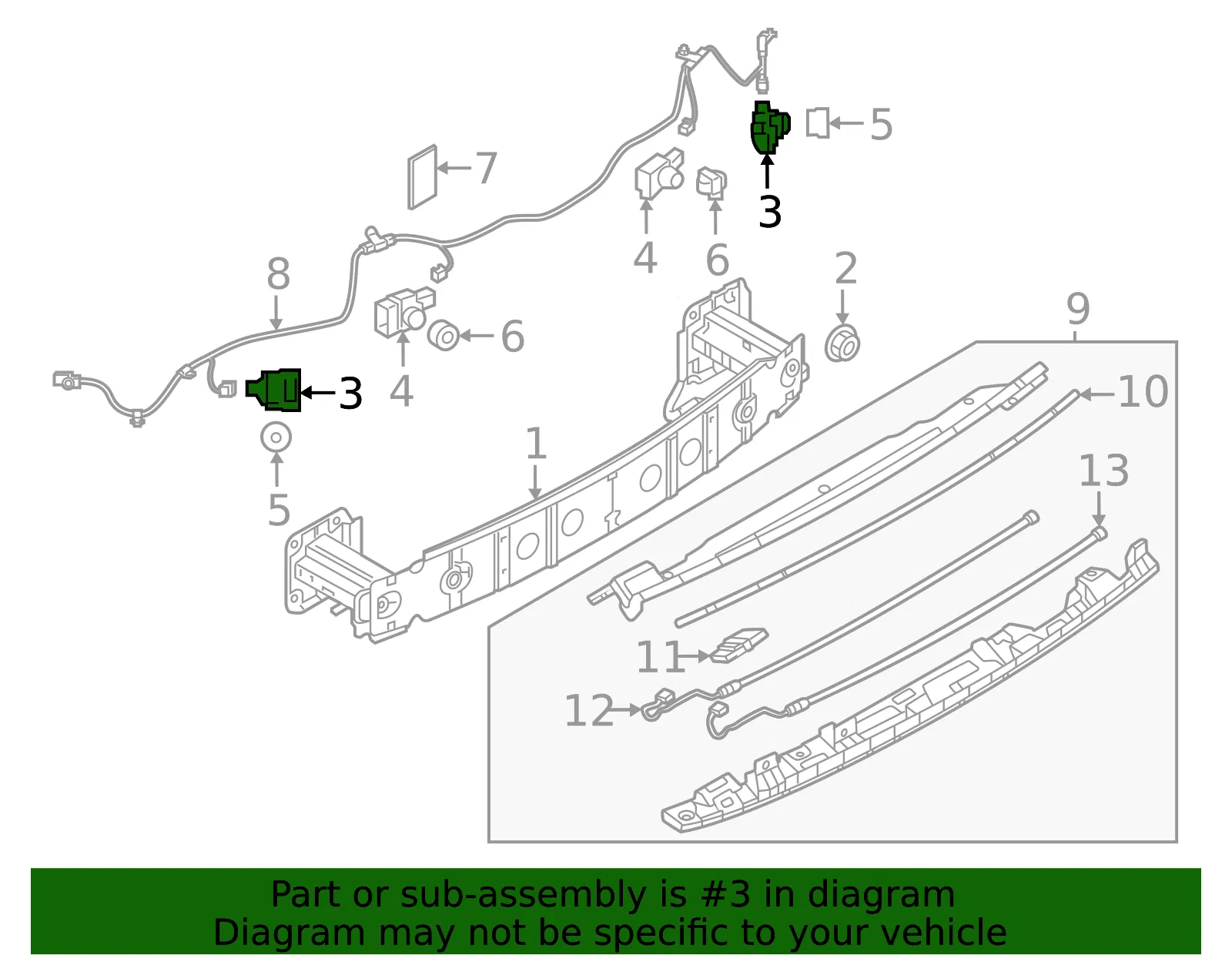 Sensor - Mazda (kd4967uc1) - view 2