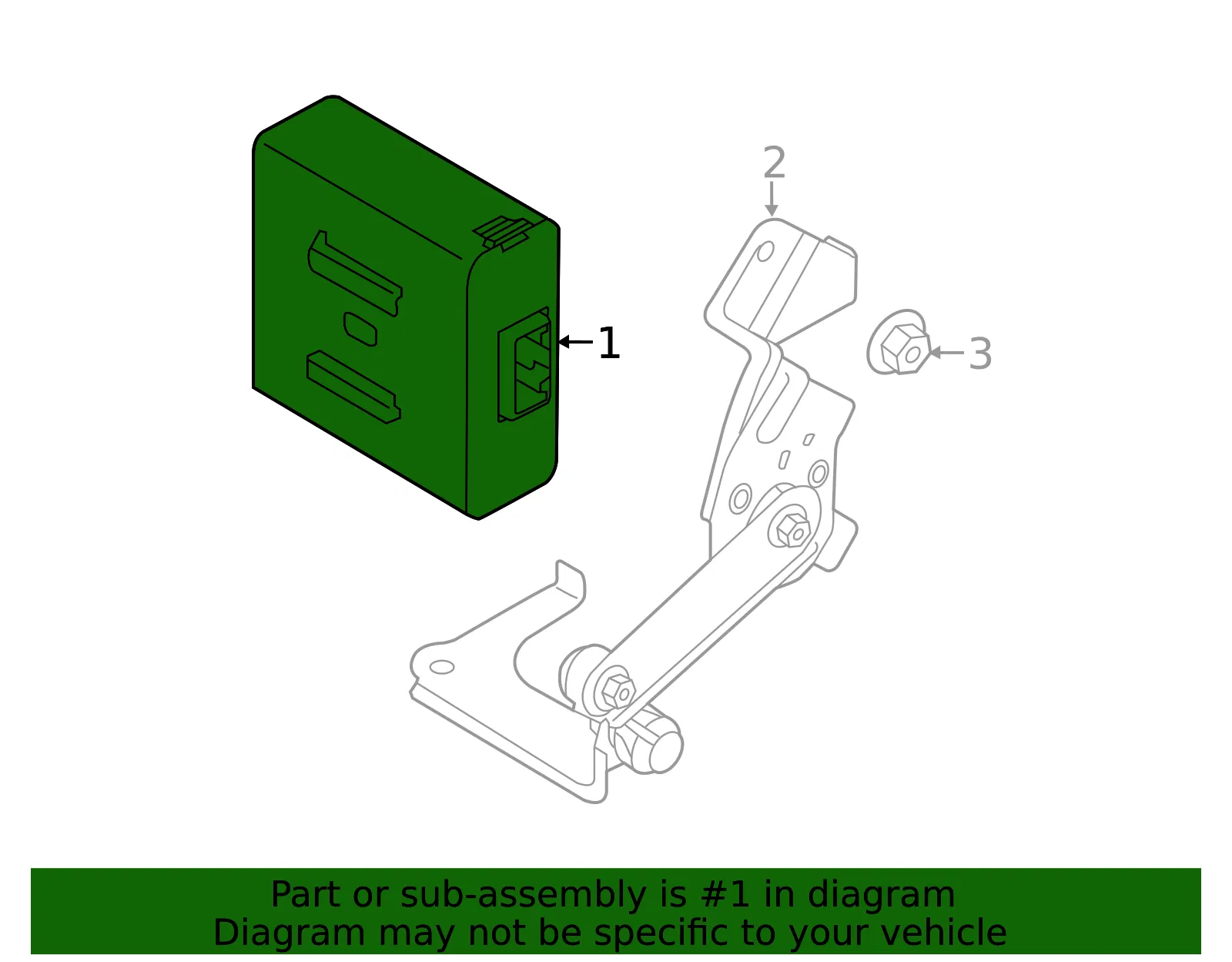 Control Module - Mazda (kd545102xb) - view 2
