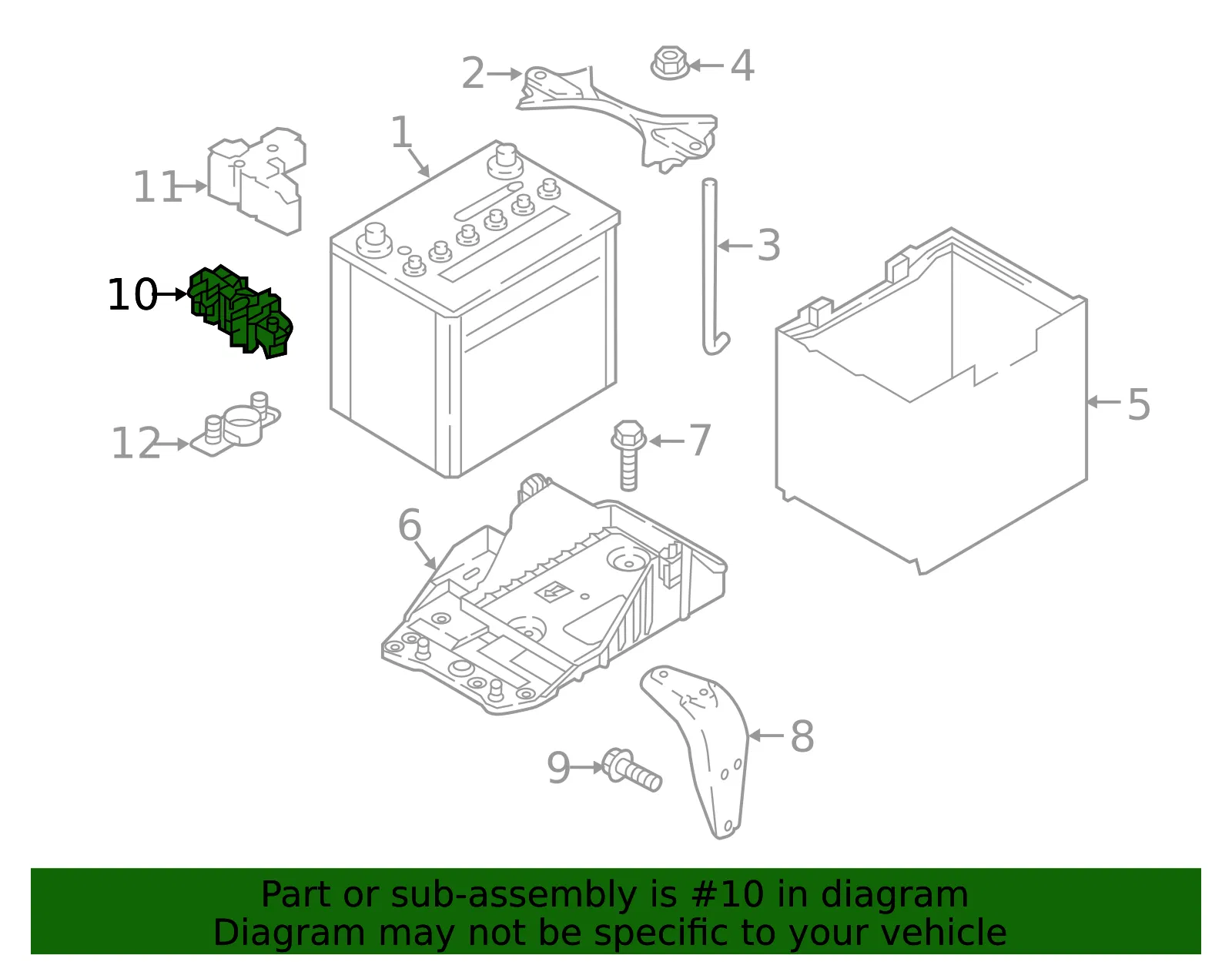 Multi-Purpose Fuse - Mazda (kd6267s99) - view 2