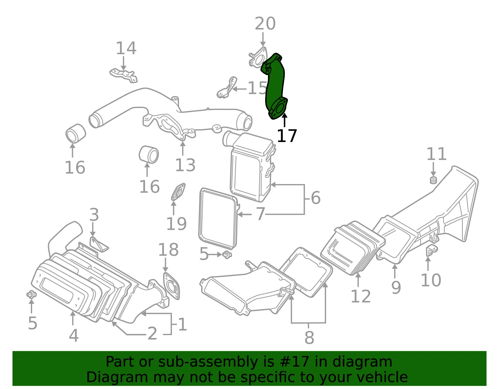 Connector Pipe - Mazda (kj1413330a) - view 2