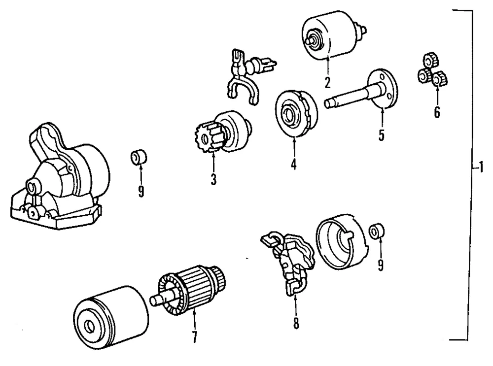 Starter - Mazda (kl7018400r00)