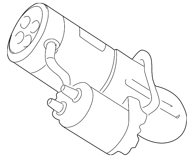 Starter - Mazda (kl8618400r)