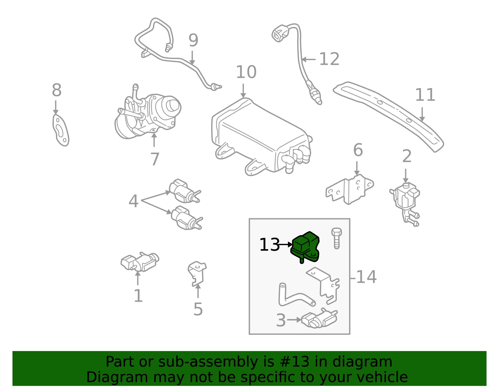 M.A.P Sensor - Mazda (klg418215b) - view 2
