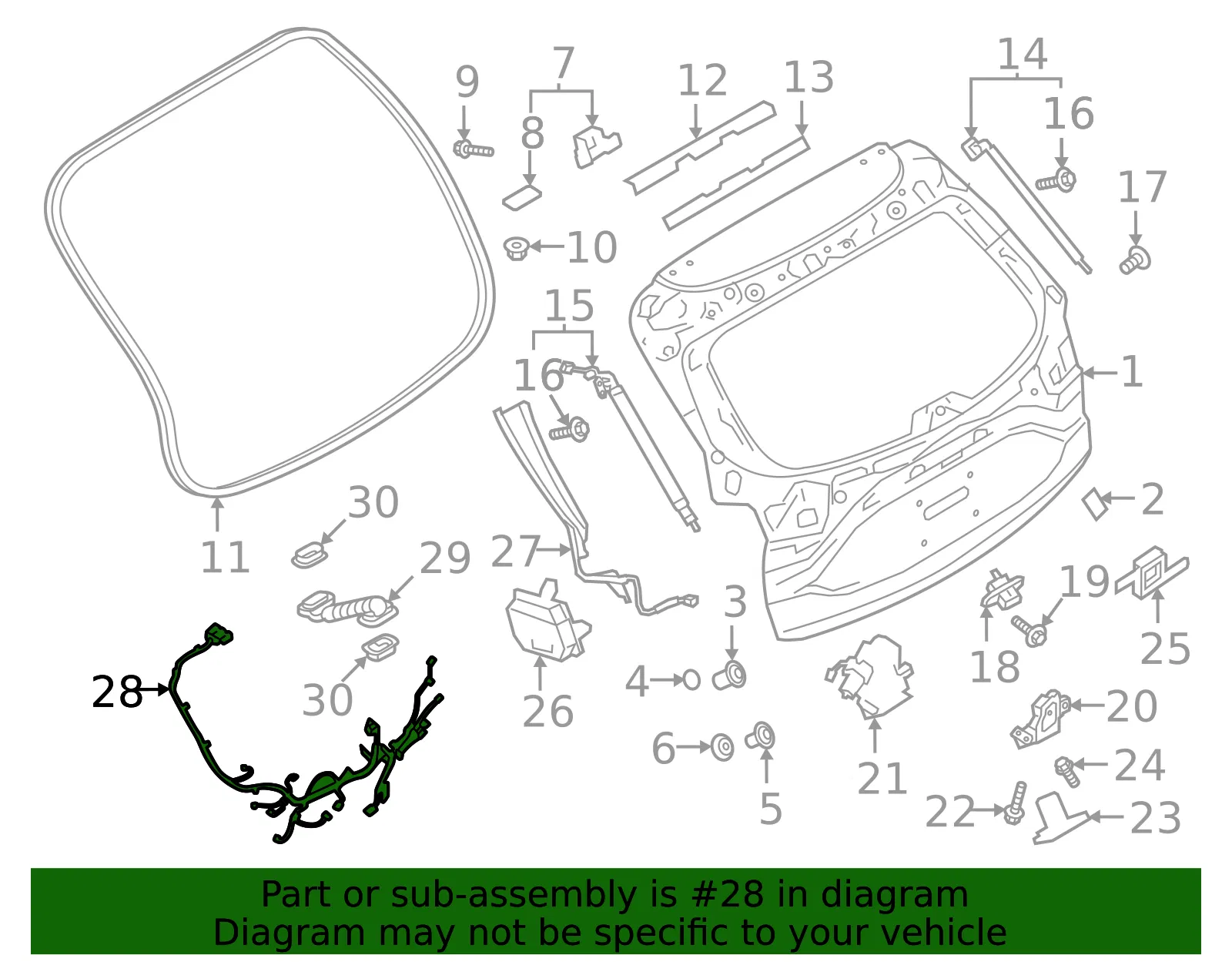 Wire Harness - Mazda (kn3l67060) - view 2