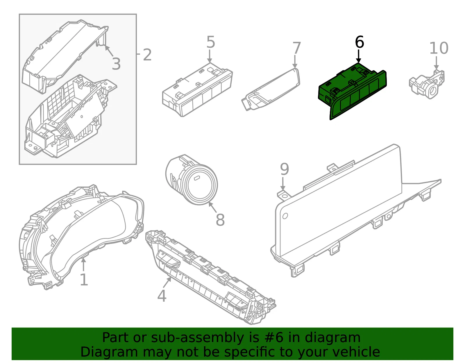 Switch - Mazda (kr9p66180) - view 2