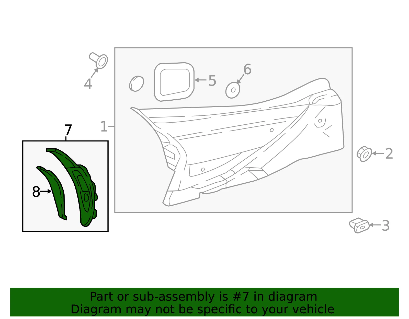 Tail Light Bracket - Mazda (ksd4513jx) - view 2