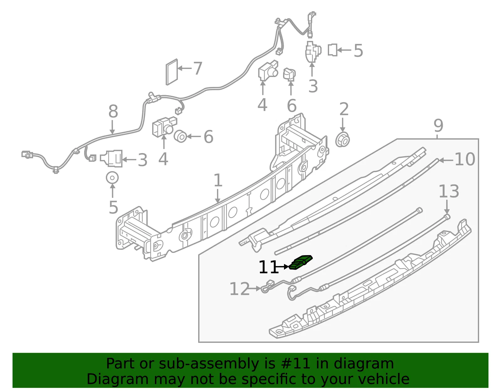 Motion Sensor - Mazda (ksd467fd1) - view 2