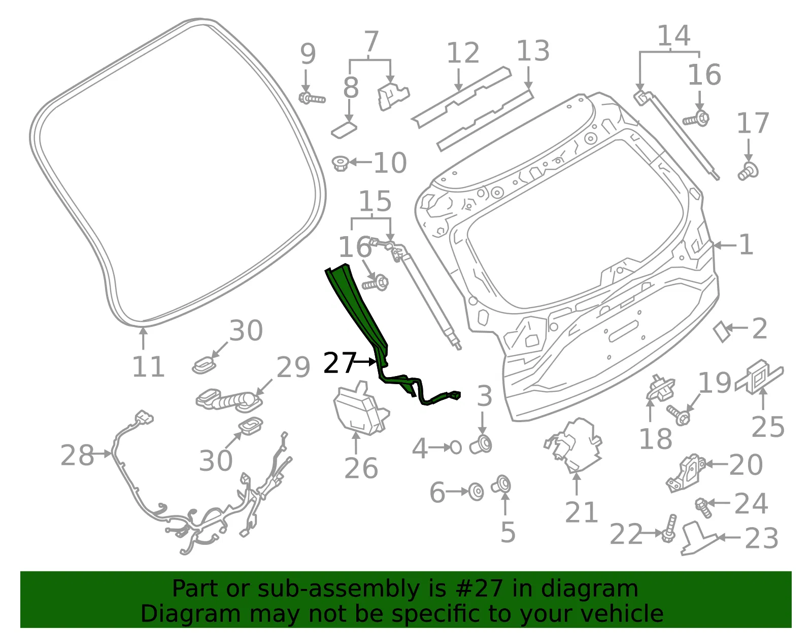 Pinch Sensor - Mazda (ksd5626g0) - view 2