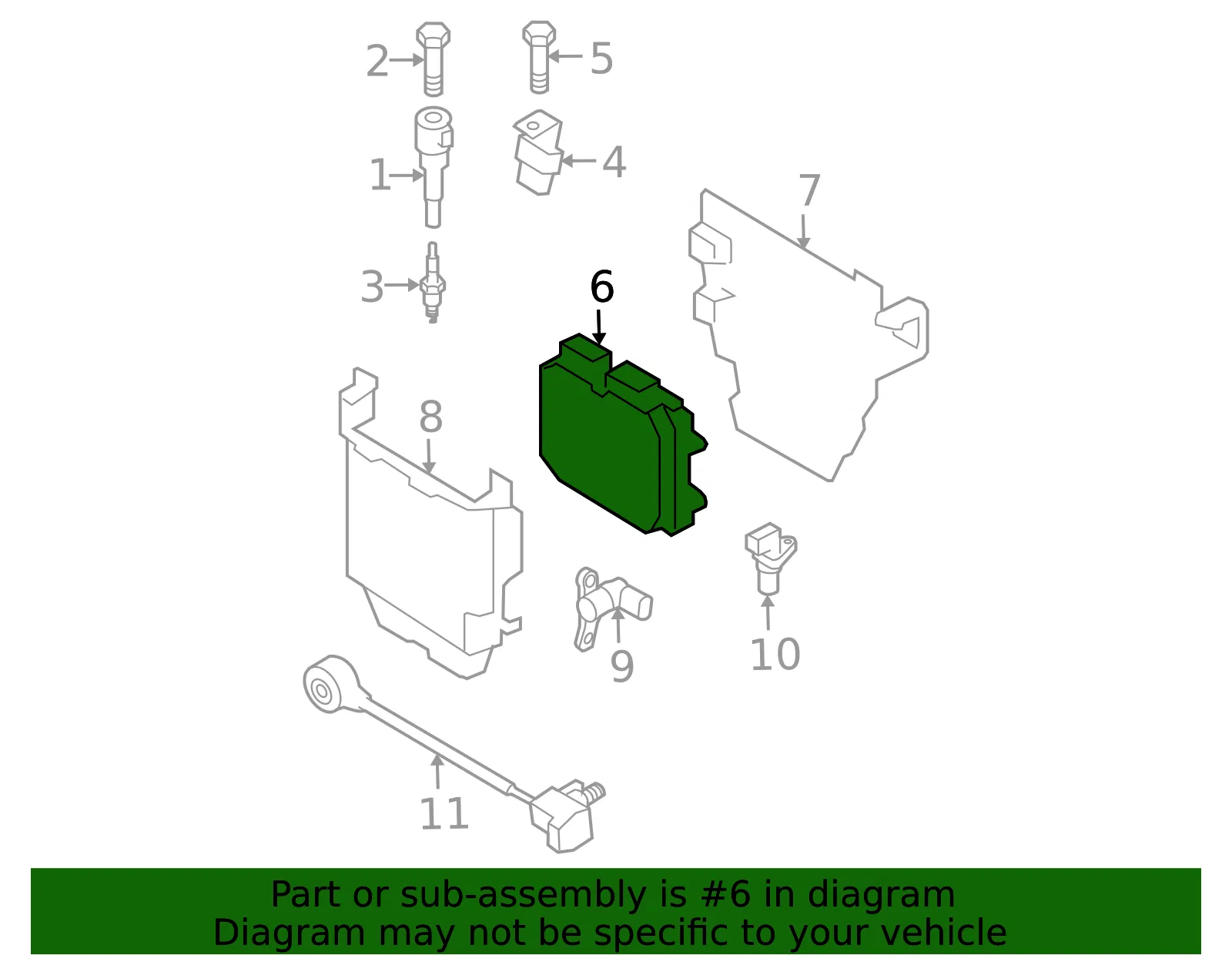 Engine Control Module (ECM) - Mazda (l39s18881e) - view 2