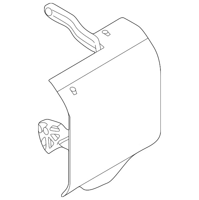 Alternator Air Duct - Mazda (l3bd18325)