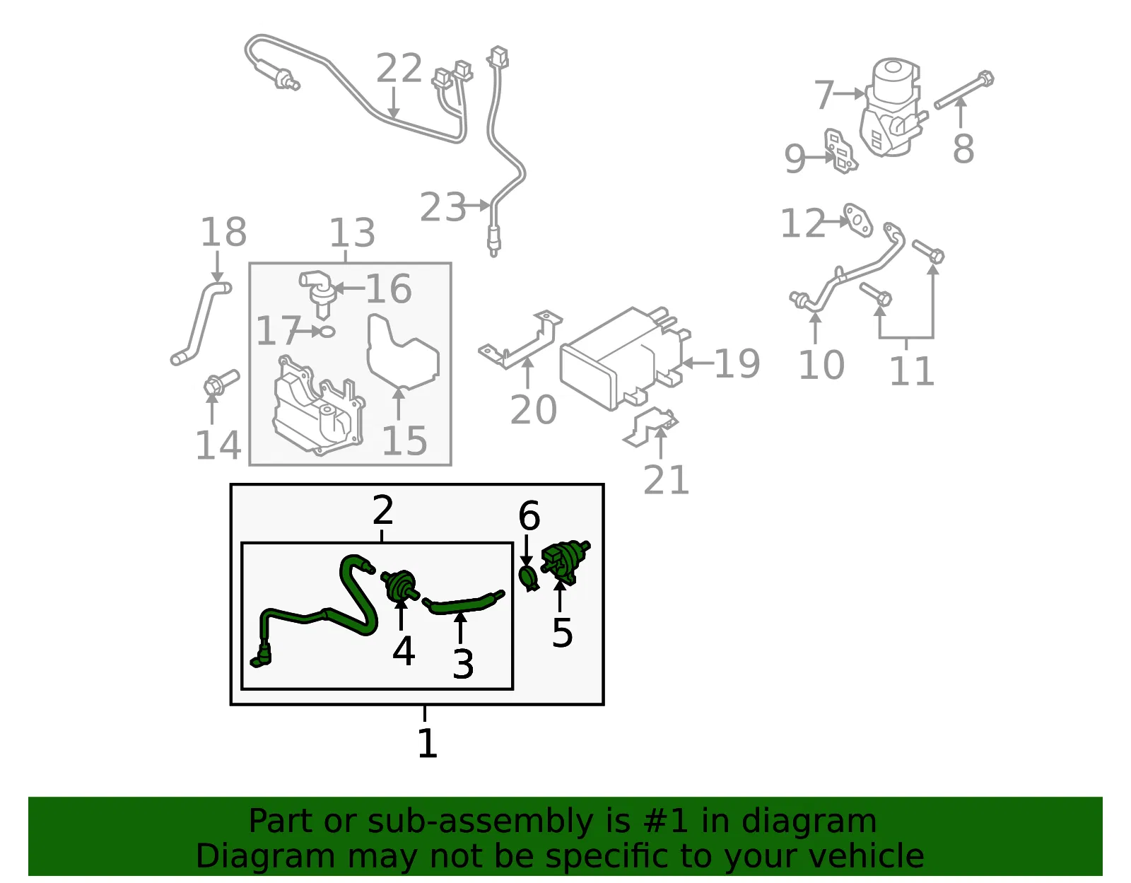 Vacuum Harness - Mazda (l3bt20370) - view 2