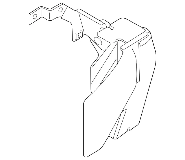 Alternator Air Duct - Mazda (l51018325a)