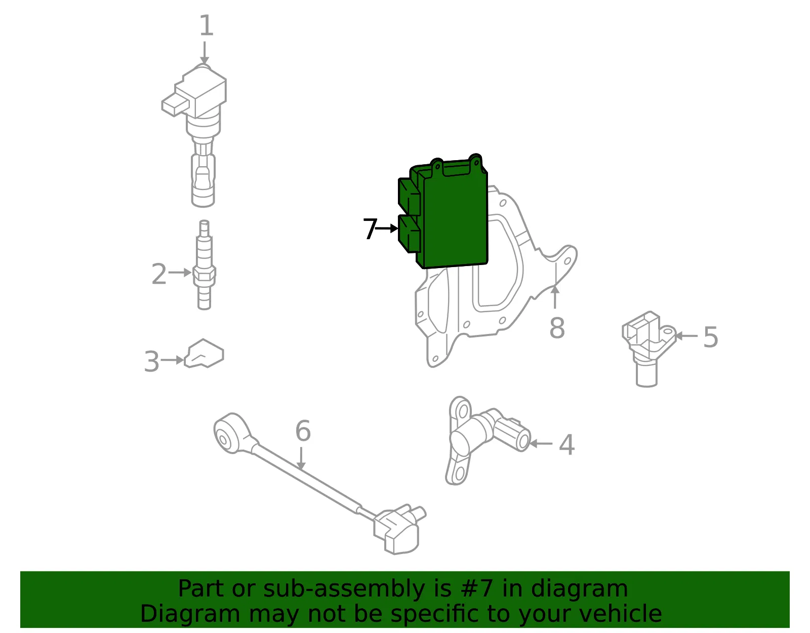 Engine Control Module (ECM) - Mazda (l55618881f) - view 2