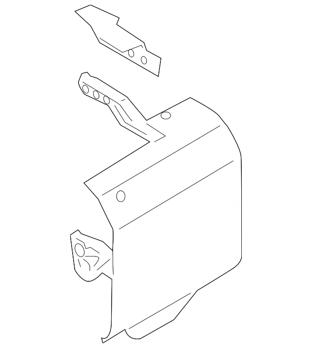 Alternator Air Duct - Mazda (l5e118325)
