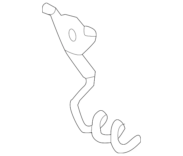 Upper Oxygen Sensor Retainer Clip - Mazda (l5e218867a)