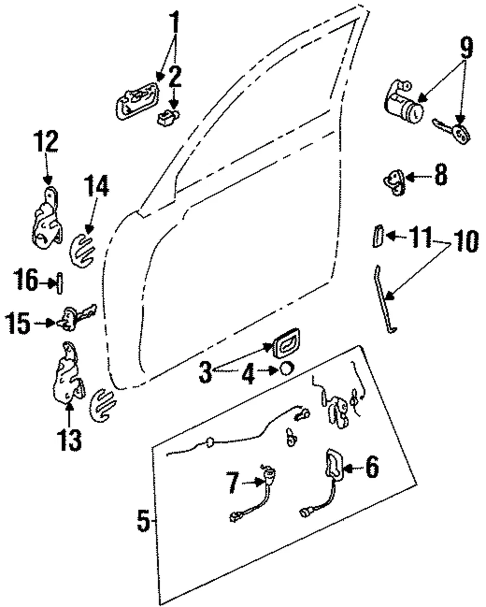 Lock Switch - Mazda (lc1159312)