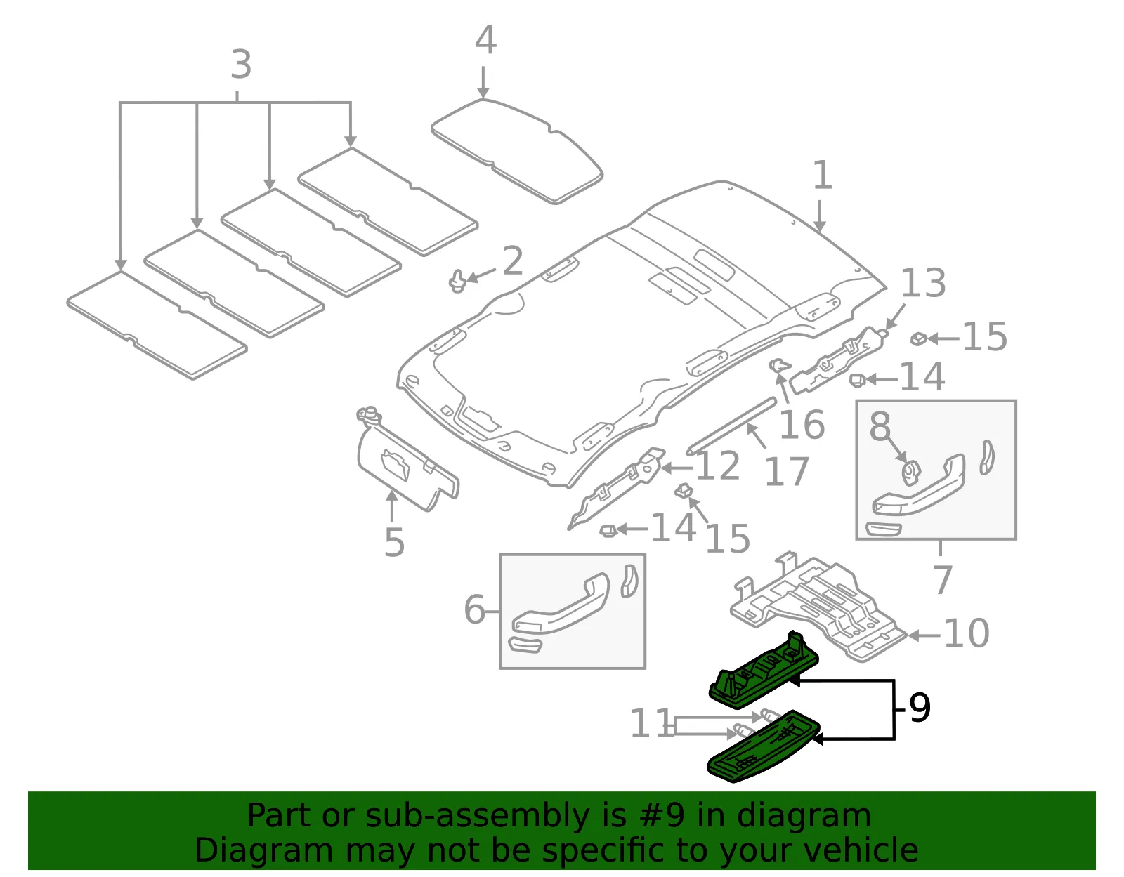 Dome Light - Mazda (lc6251310b77) - view 2