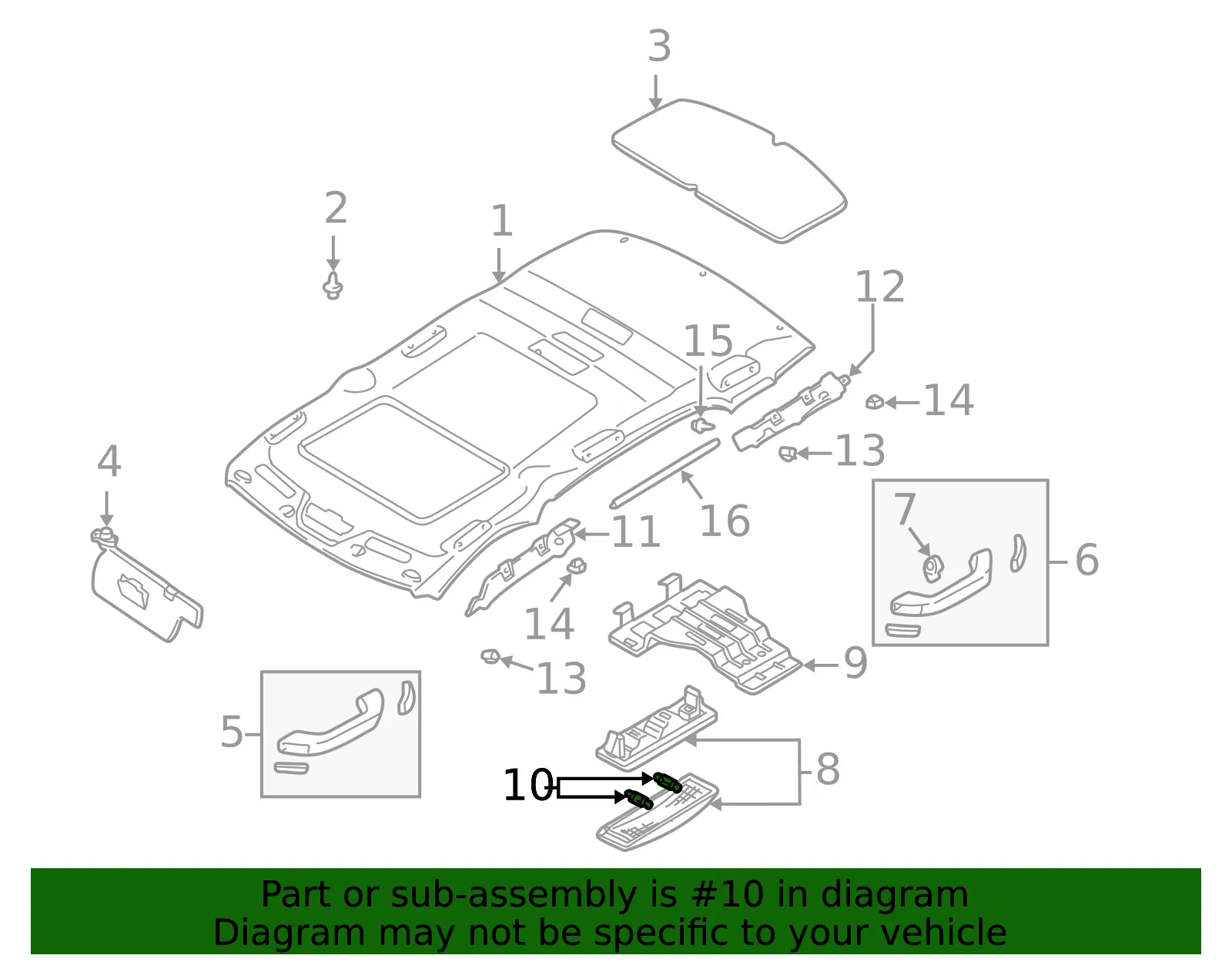 Dome Light Bulb - Mazda (lc6251331a) - view 2