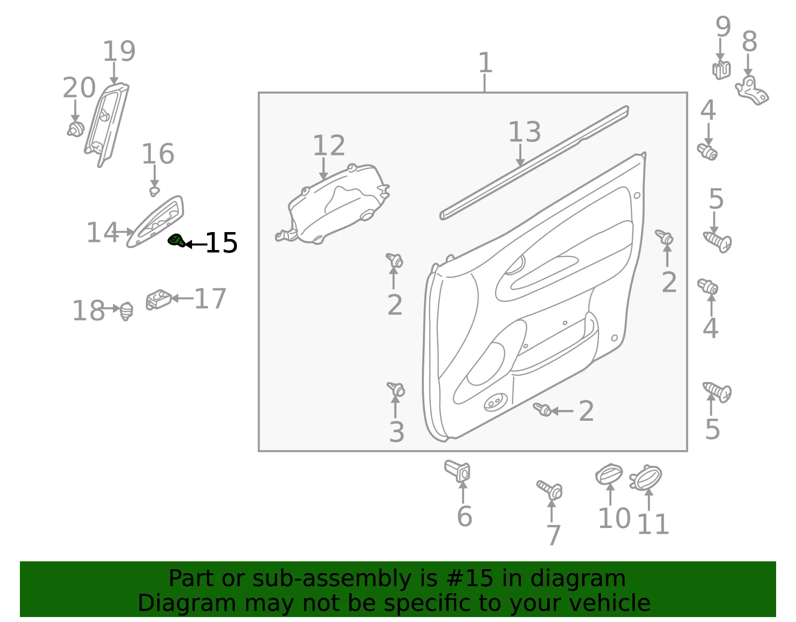 Switch Panel Bracket - Mazda (lc6268414) - view 2