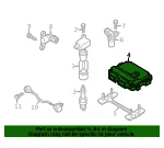 Engine Control Module (ECM) - Mazda (lf4x18881e) - view 4