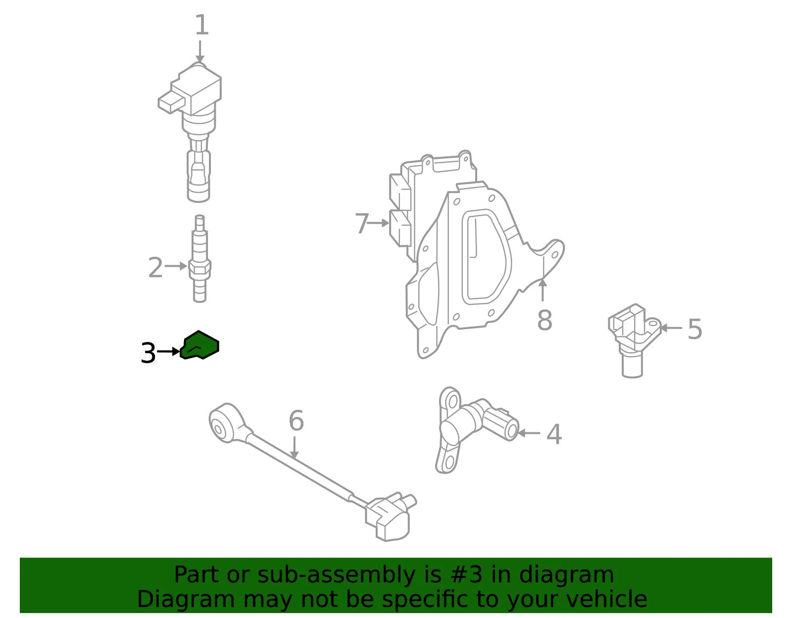 Ignition Condenser - Mazda (lfg166991) - view 2