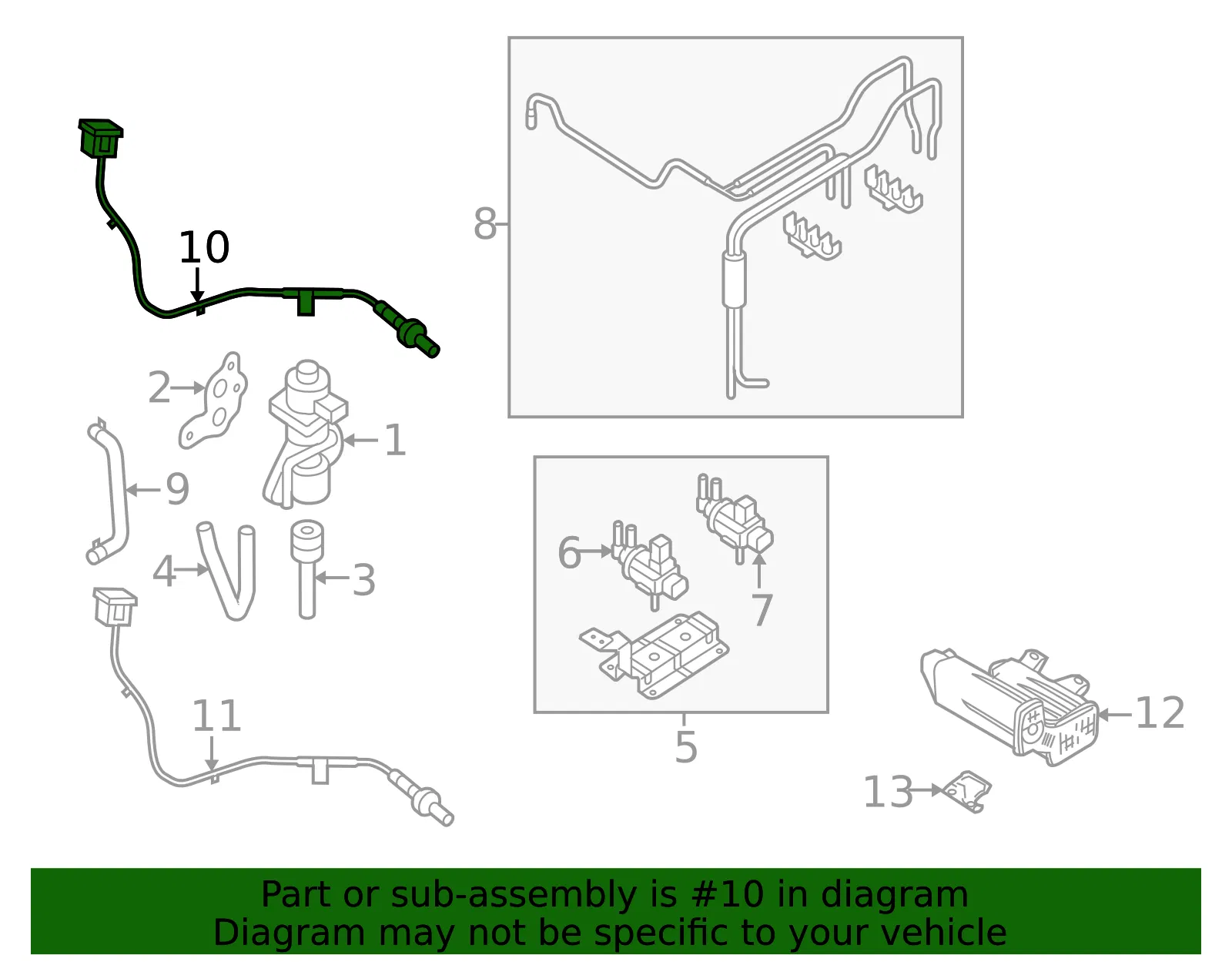 Oxygen Sensor - Mazda (lfjd188g1a) - view 2