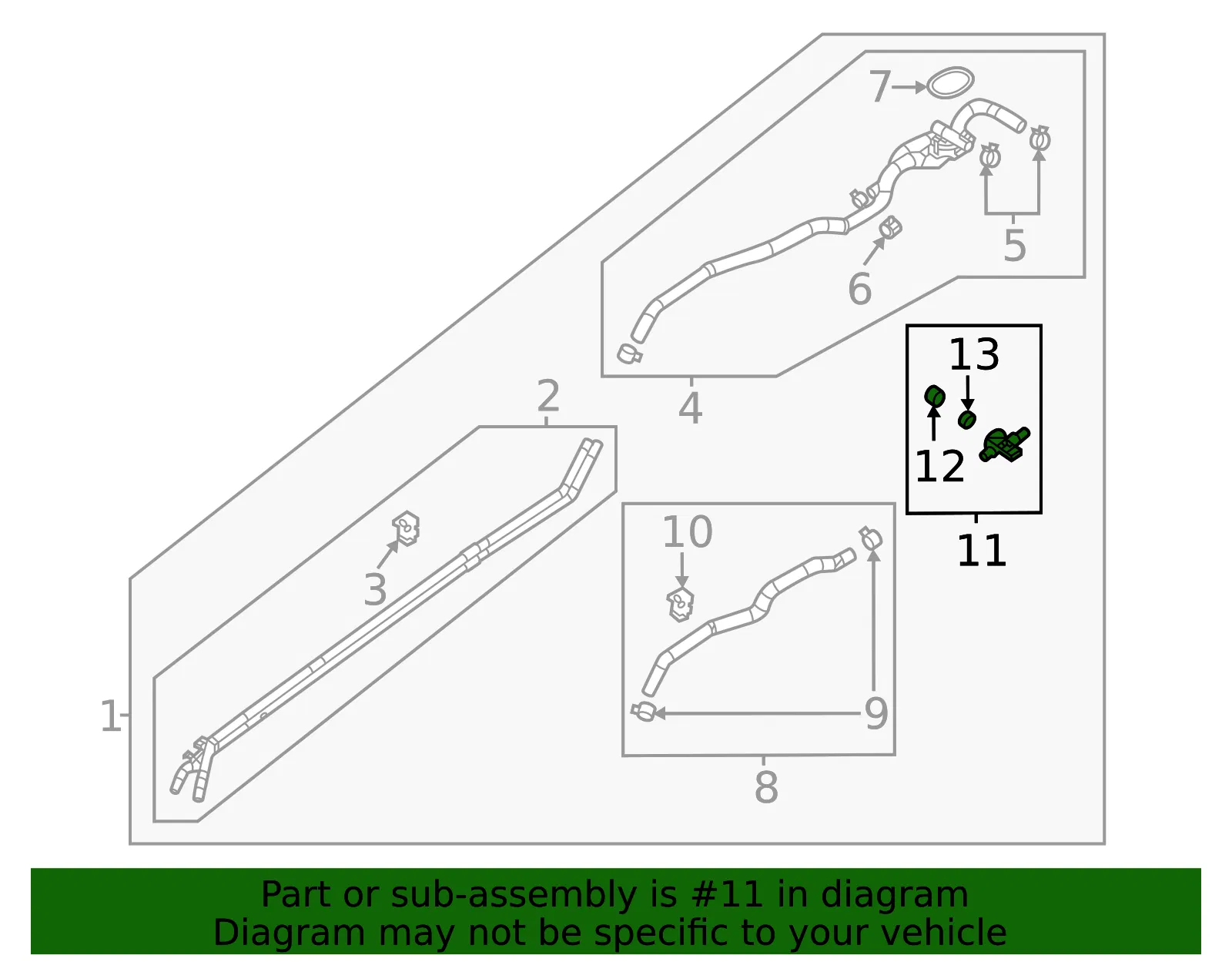 Connector Pipe - Mazda (mh011519x) - view 2