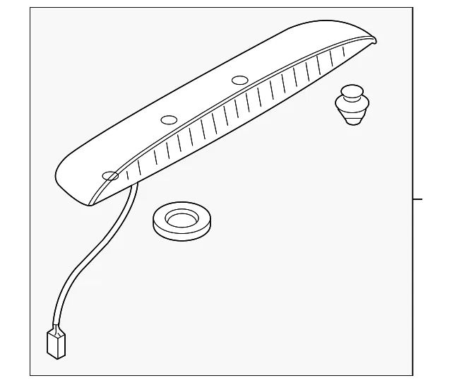 Center High Mount Stop Light - Mazda (n24351580b13)