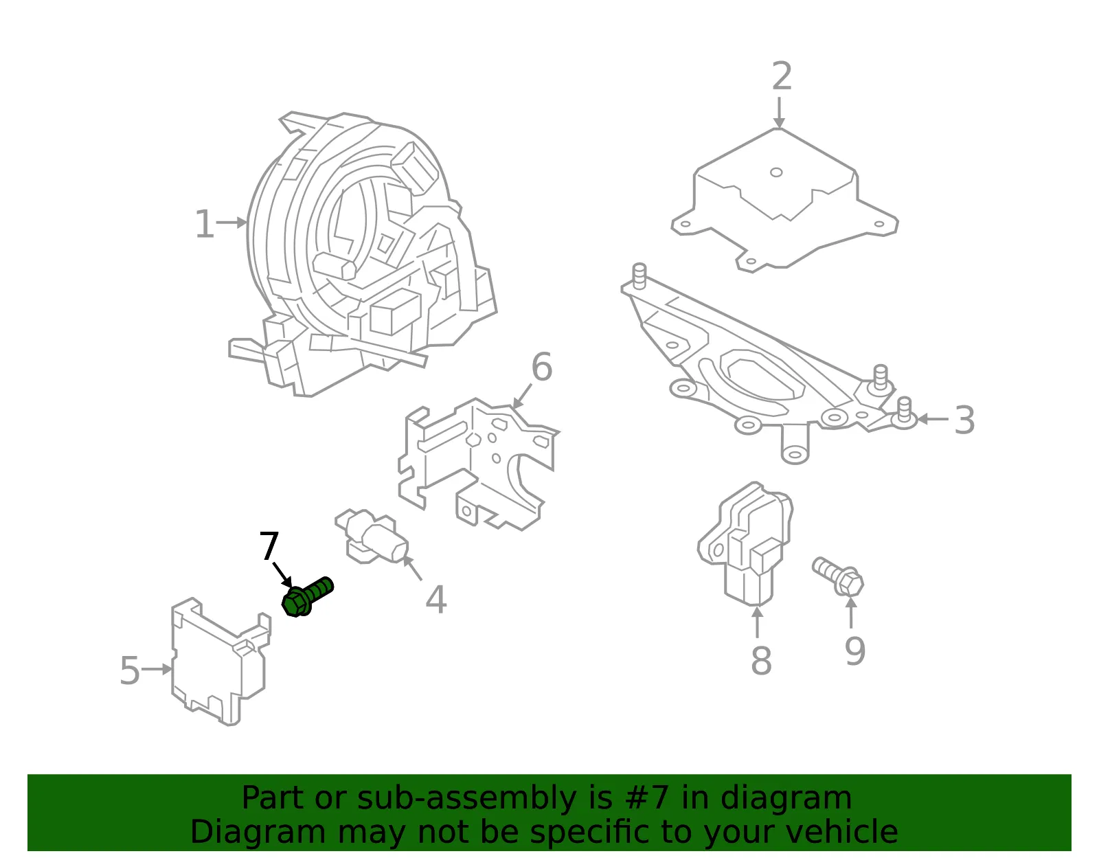 Ft Impact Sensor Bolt - Mazda (n24357811) - view 2