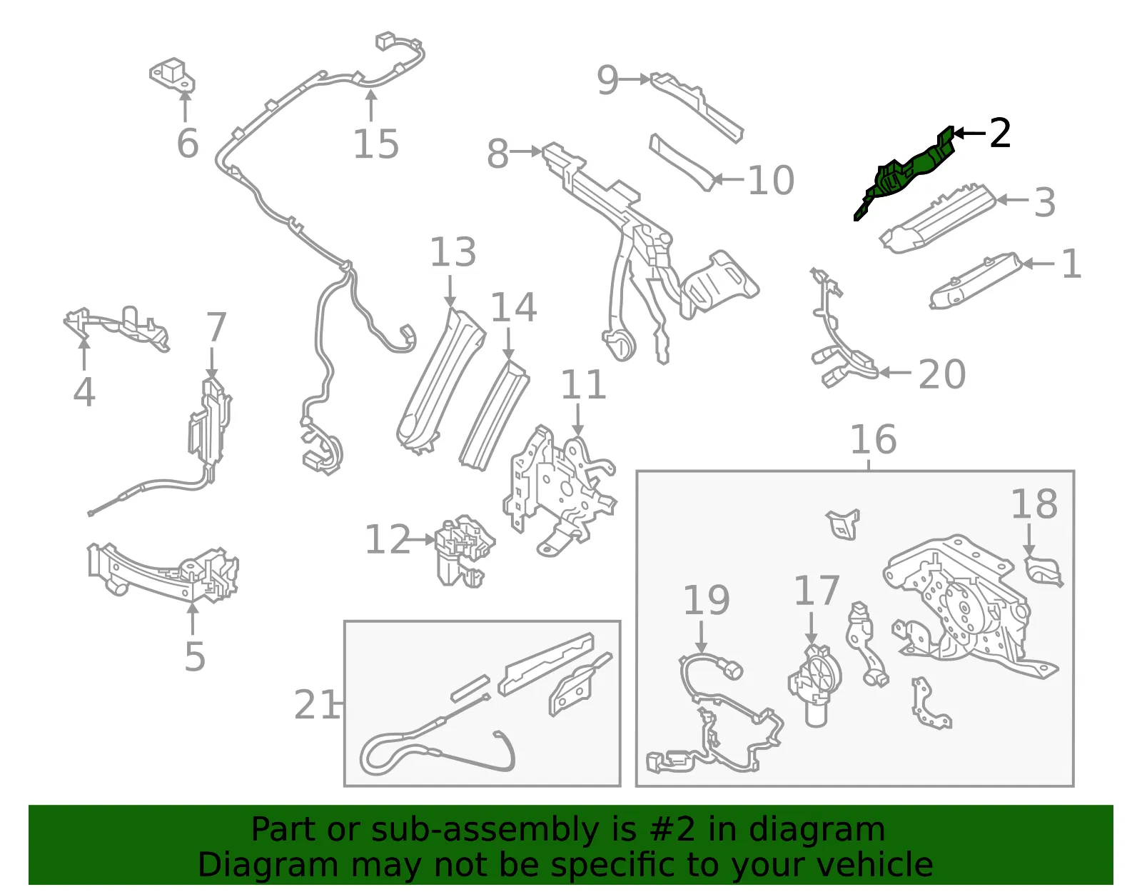 Control Module Bracket - Mazda (n248r19a1) - view 2