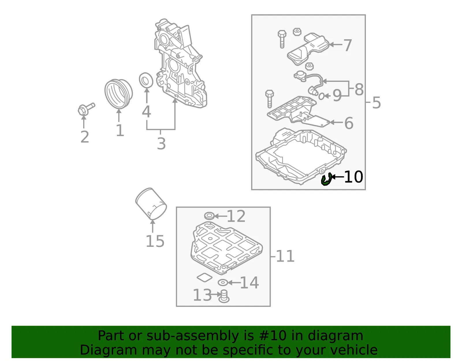 Oil Level Sensor Clip - Mazda (n3h110259) - view 2