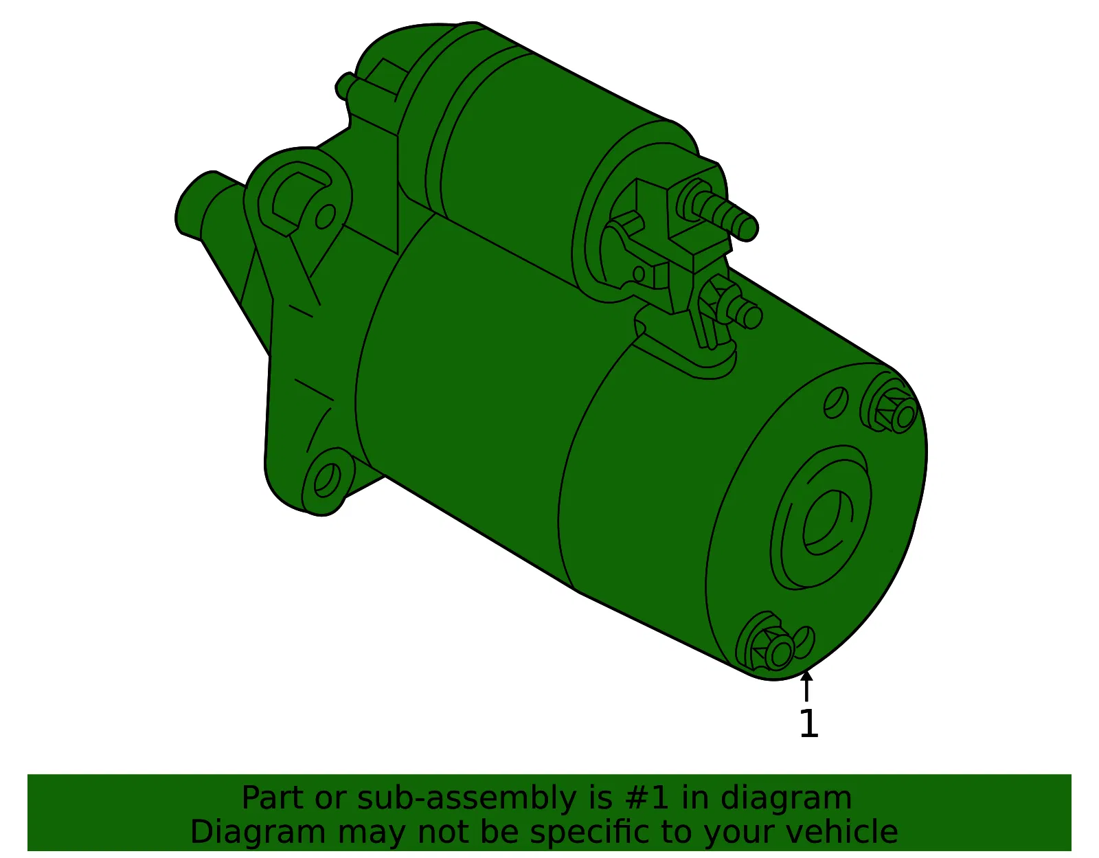 Starter - Mazda (n3z118400) - view 2