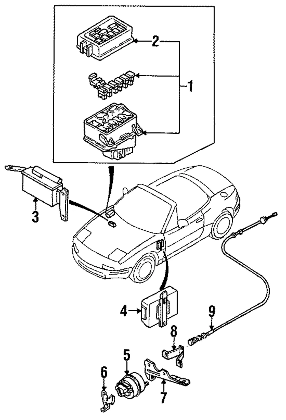 Fuse Box - Mazda (na0166760b)