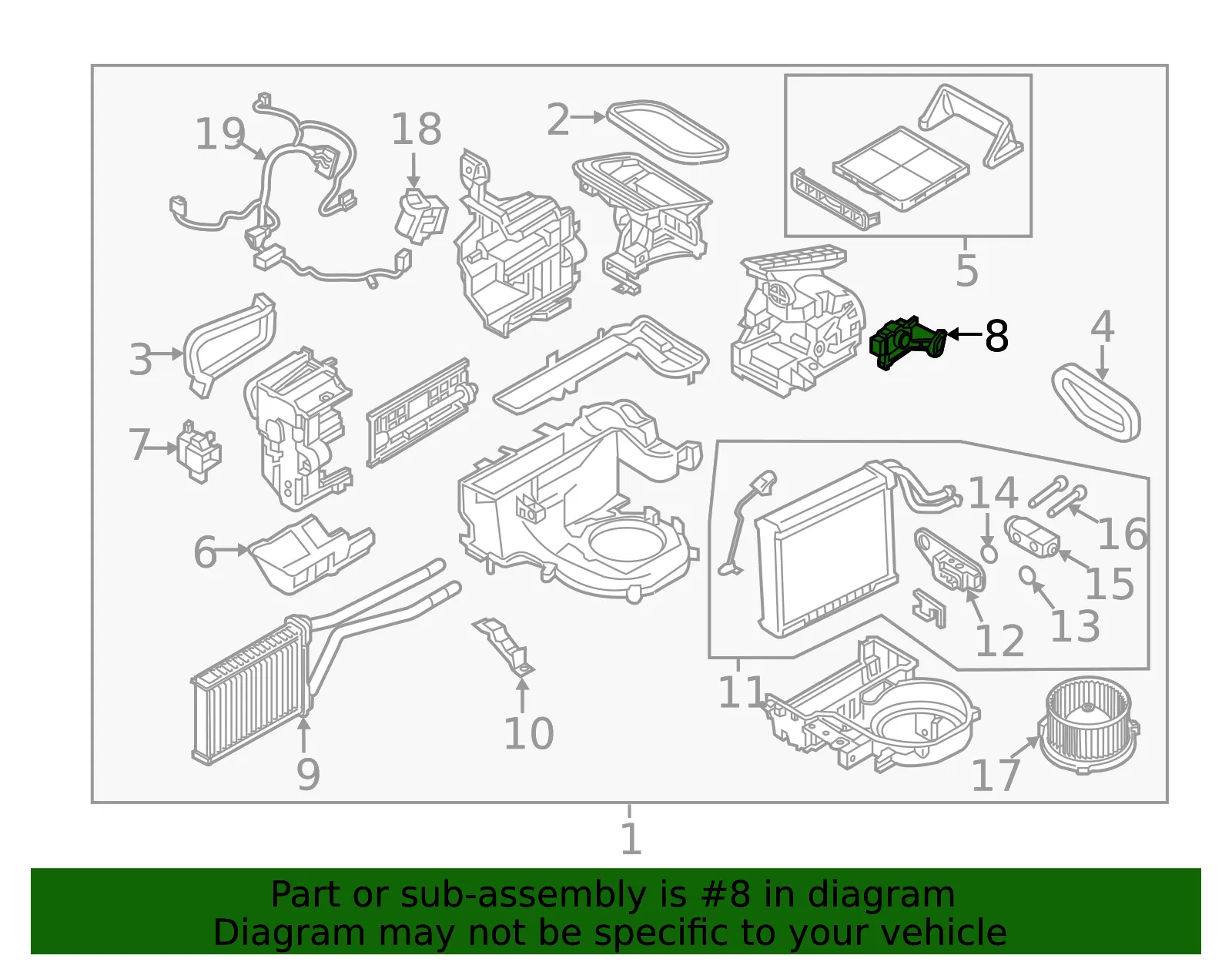Actuator - Mazda (na1p61b60) - view 2