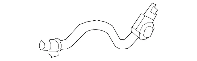 Cabin Air Temperature Sensor Aspirator Tube - Mazda (na9c61j70)
