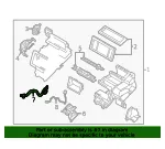 Cabin Air Temperature Sensor Aspirator Tube - Mazda (na9c61j70) - view 4