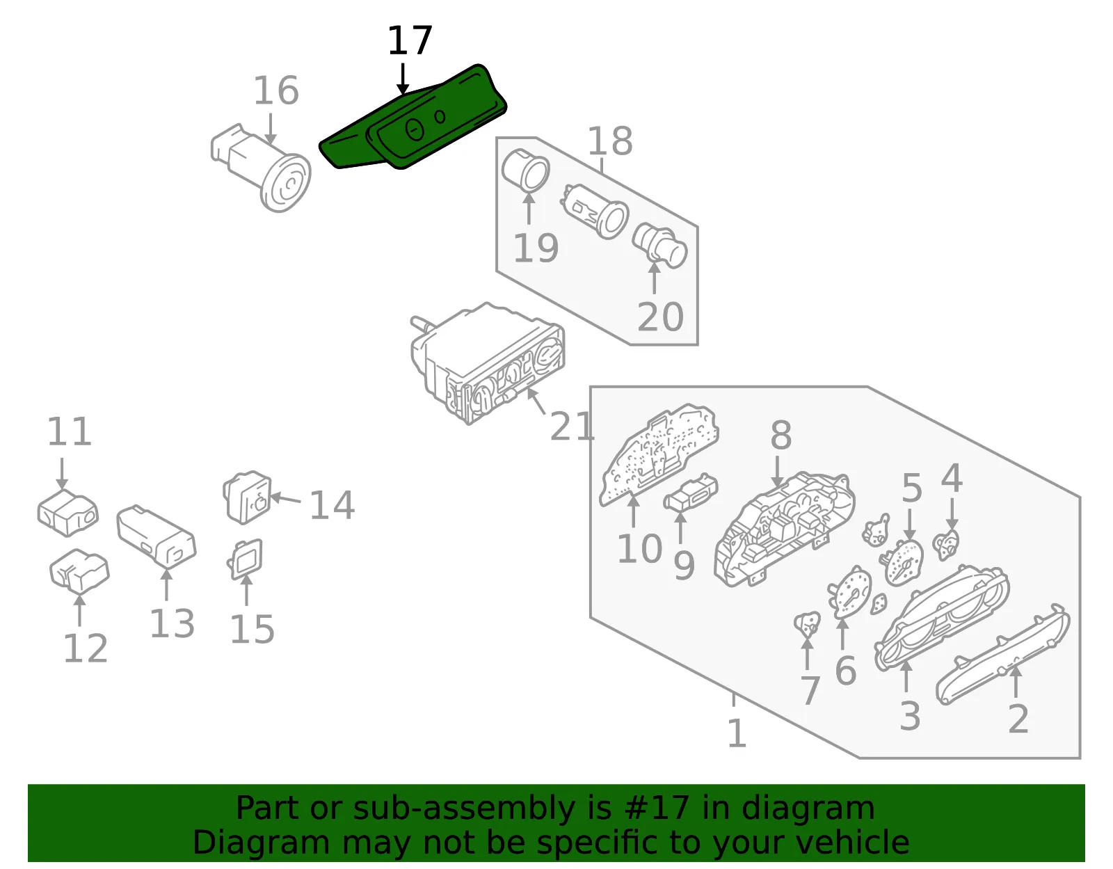Deactivator Switch - Mazda (nc10666h0b) - view 2