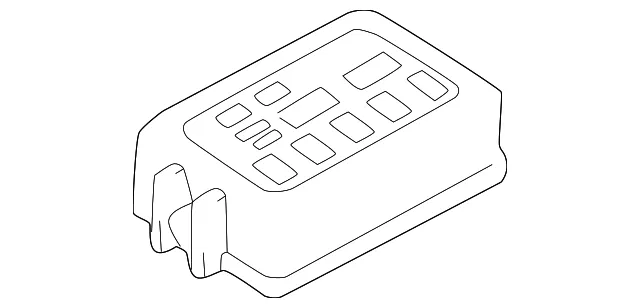 Fuse Box Main Upper Cover - Mazda (nc8266762)