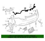Tail Light Wiring Harness - Mazda (nd6n67290) - view 4
