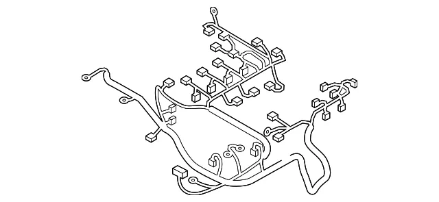 Engine Wiring Harness - Mazda (ne6167070f)