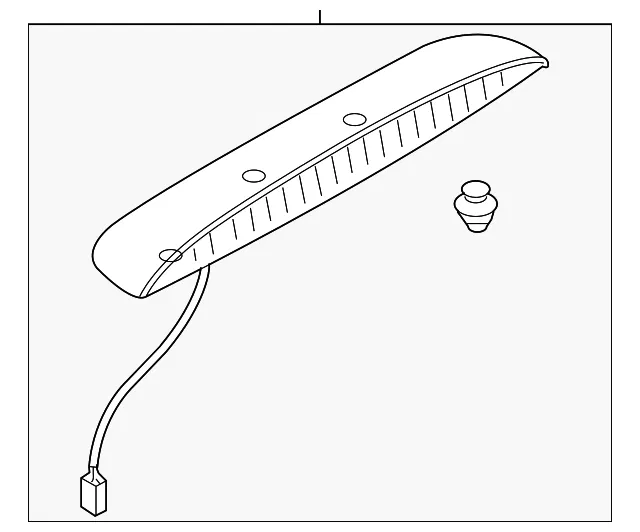 Center High Mount Stop Light - Mazda (ng2051580e67)