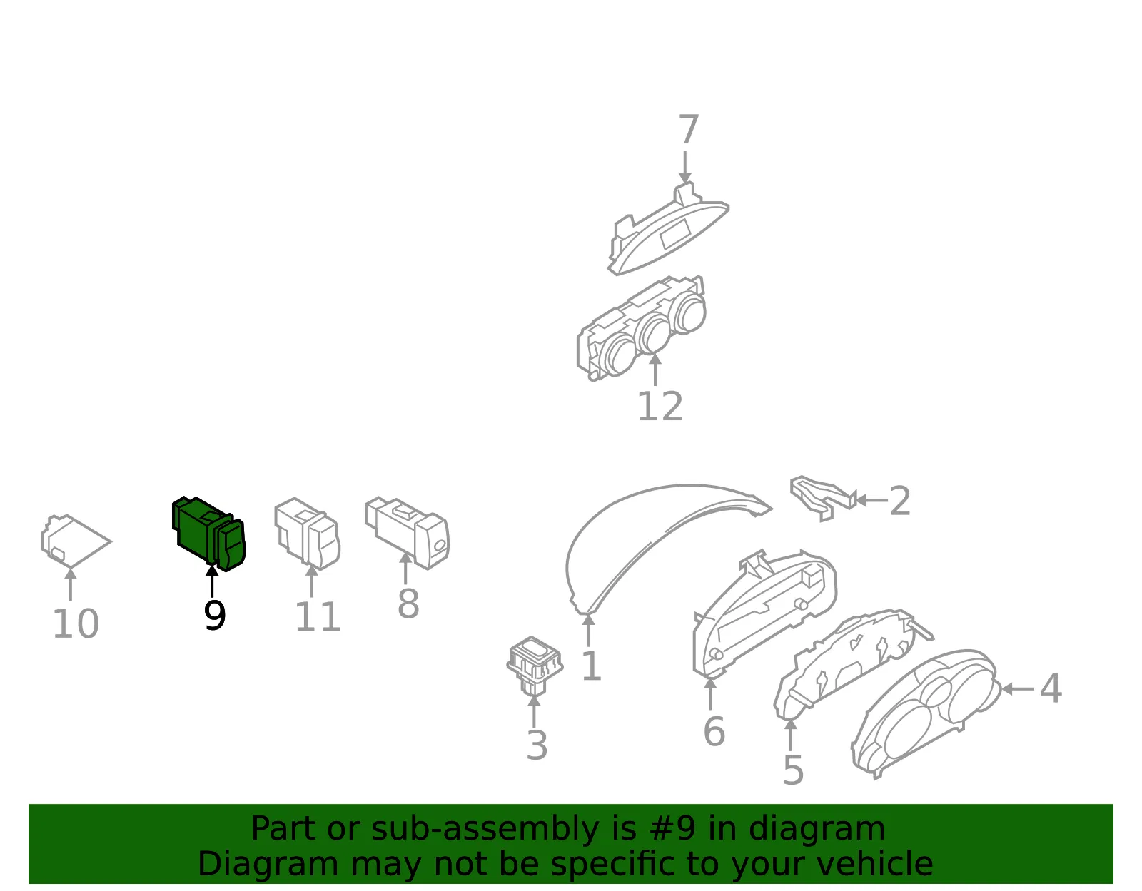 Switch - Mazda (nh18664t0) - view 2