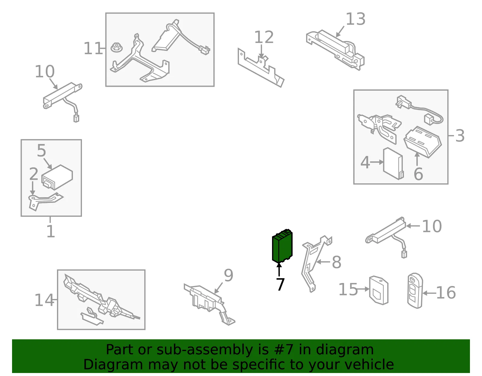 Keyless Entry Module - Mazda (nhy8675dza) - view 2