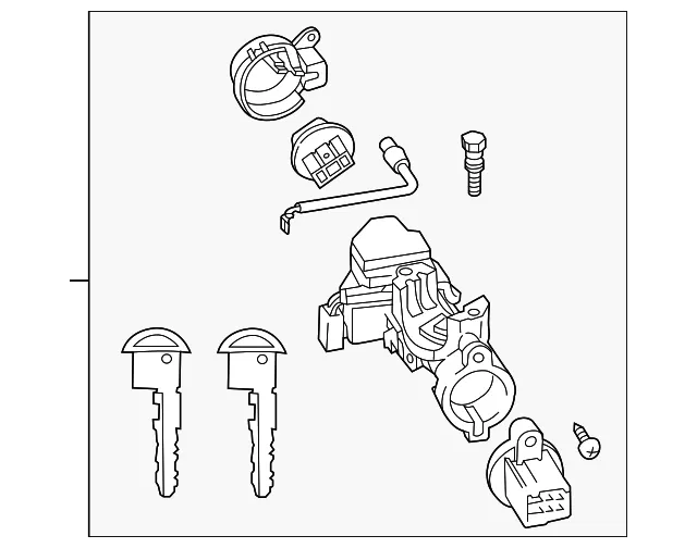 Ignition Lock Assembly - Mazda (nhz47629xa)
