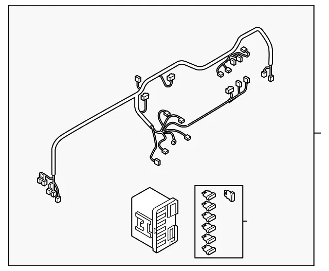 Instrument Panel Wiring Harness - Mazda (np2567030)