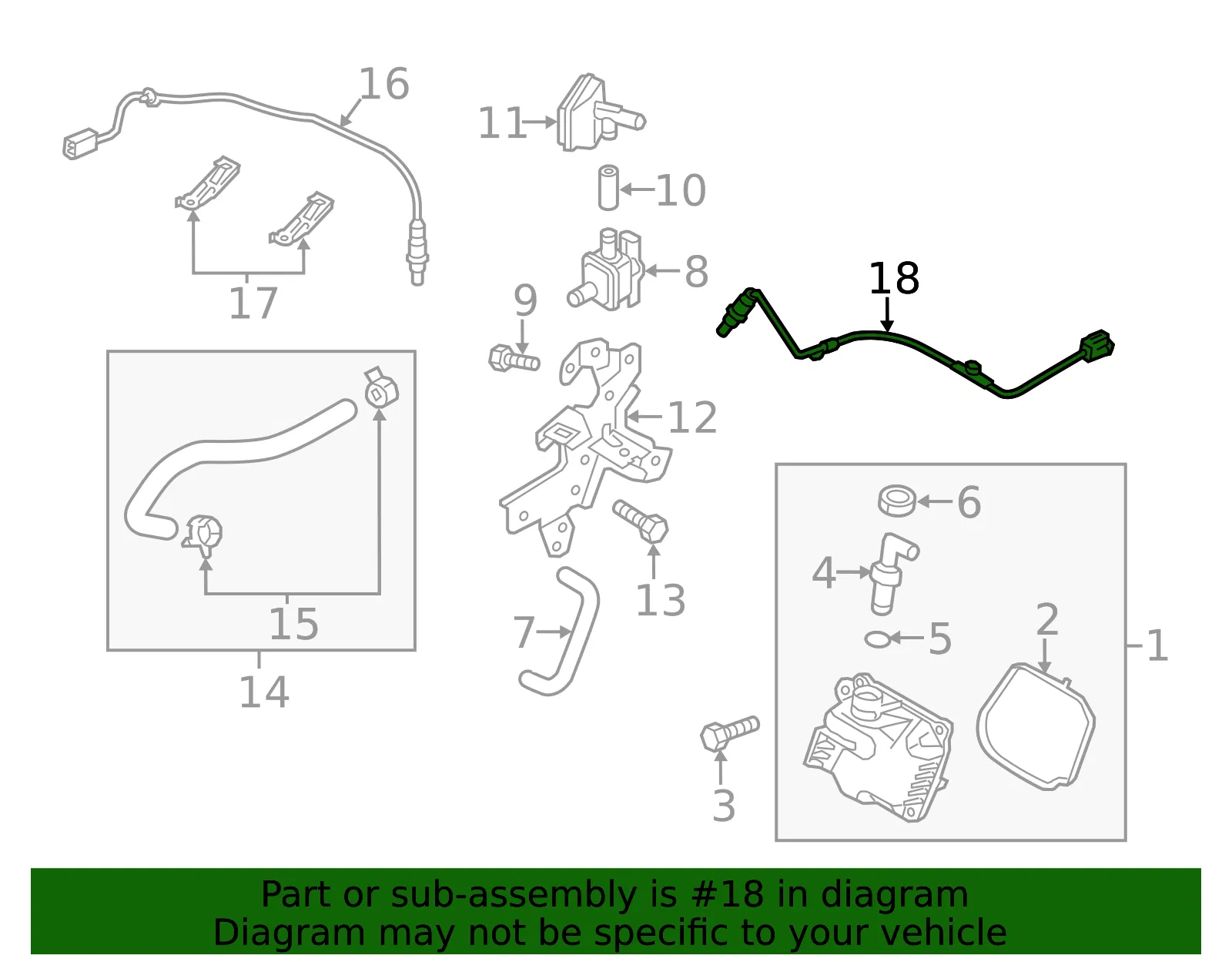 Oxygen Sensor - Mazda (p5ps1886z) - view 2